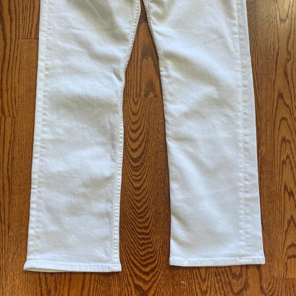 Mother High Waisted Rider Ankle Jeans Womens 29 White Fairest of them All Denim - Picture 11 of 15